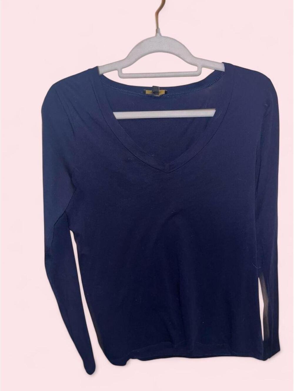 Cupio Women's Navy and Blue Shirt